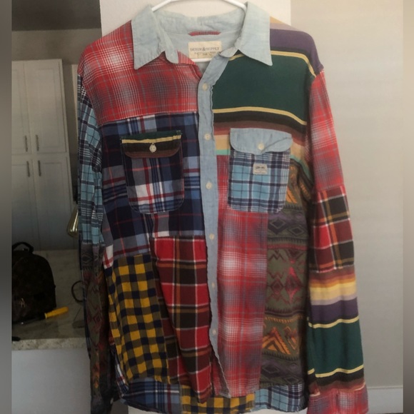 Ralph Lauren Other - BANGER Patchwork Ralph Lauren Vintage Button up